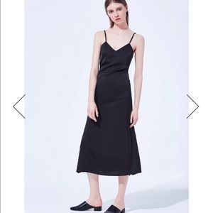 Two Feather Teresa Black Slip Dress